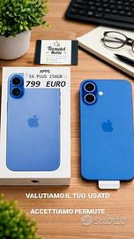 IPHONE 16 PLUS 256GB blu oltremare