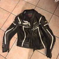 TUTA IN PELLE DUE PEZZI IXS  TG 52