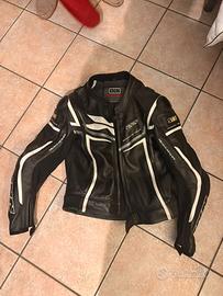 TUTA IN PELLE DUE PEZZI IXS  TG 52