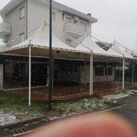 6 Gazebi professionali in alluminio usati