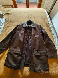 giacca in vera pelle marrone Stewart taglia M