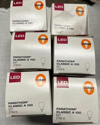 6 lampadine a led Osram modello Prca100827sg nuove