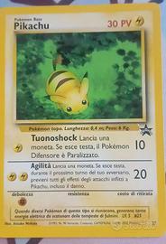 Carta Pokemon Pikachu PROMO sdraiato – Rara