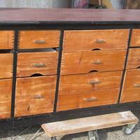 VECCHIA CASSETTIERA DA NEGOZIO