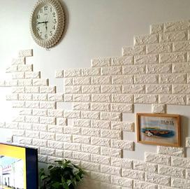 ADESIVO,PARETE,REALISTICO,PVC,3D,FINTO,MATTONE.