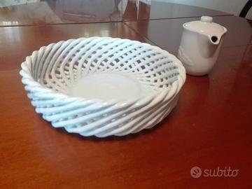Paniere e caffettiera Mulino Bianco anni 80