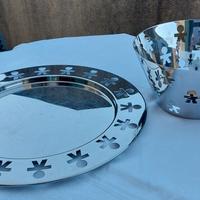 Alessi cesto portafrutta e vassoio serie Girotondo