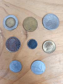 Lotto 8 monete rare Italiane Vintage 