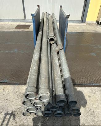 Tubi per irrigazione zincati Ø 100 mm