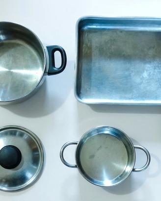 Set pentole acciaio Inox