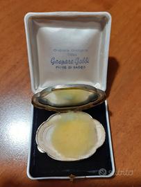 Porta cipria in argento