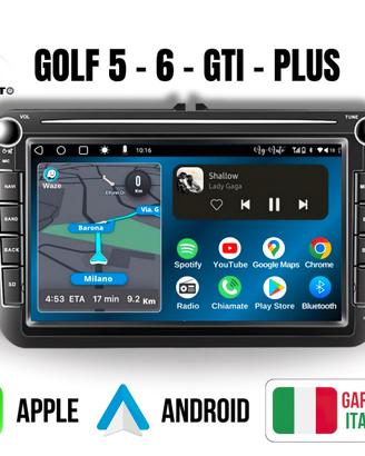 Volkswagen Golf 5 6 | 8 Pollici Autoradio android