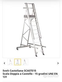 Scala doppia a castello SVELT