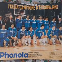 POSTER ITALIA BASKET 1983 