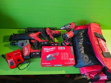 Attrezzatura Milwaukee professionale pronto uso 