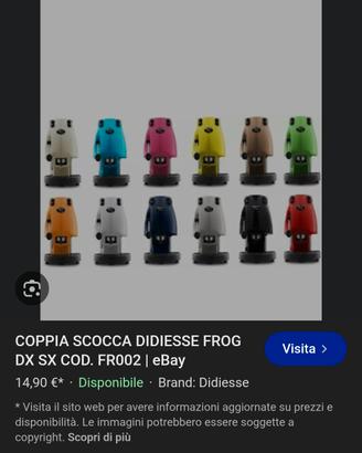 scocche frog vari colori 