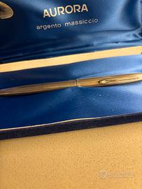 Penna Aurora in argento massiccio 925%
