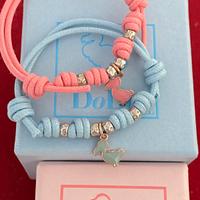 Dodo pomellato bracciale jr smalto oro rosa