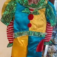 Costume carnevale neonato pagliaccio