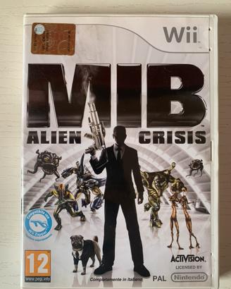Men in black MIB alien crisis Wii