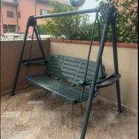 Dondolo da giardino 3 posti per terrazzo o balcone