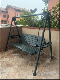 Dondolo da giardino 3 posti per terrazzo o balcone