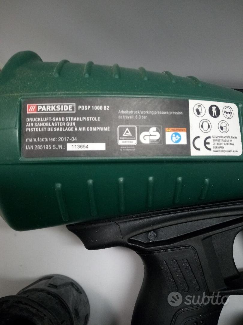 Recensione pistola sabbiatrice Parkside PDSP 1000 B2 