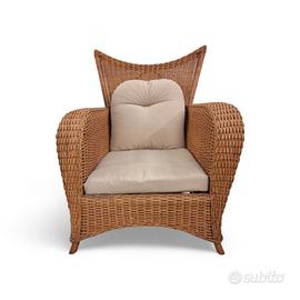 Poltrona in rattan 