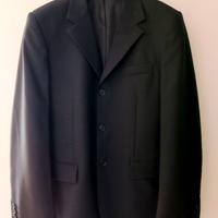 Giacca uomo, nera, 3 bottoni, taglia 50, Benetton