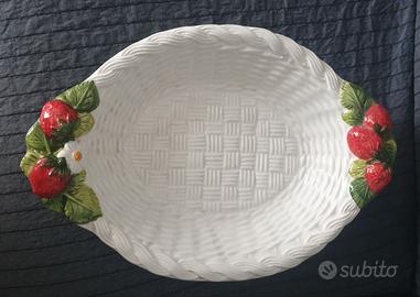 Centrotavola ovale  ceramica di Bassano Zanardello