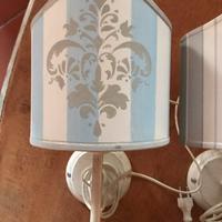 Coppia lampade Applique shabby chic