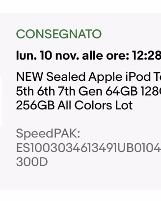 IPOD TOUCH 5 64 GB NUOVO SIGILLATO