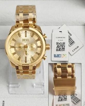 Diesel Orologio Uomo Gold – Nuovo, Mai Usato