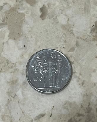 100 lire moneta piccola