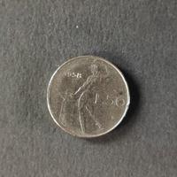 moneta da lire 50, anno 1958