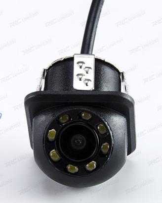 RETROCAMERA POSTERIORE CON LED PER VISIONE NOTTURN
