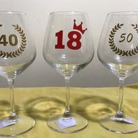 Calici per compleanno