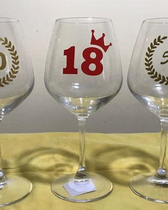 Calici per compleanno