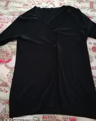 Giubbino Nero cotone Tg L 