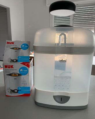 Sterilizzatore Chicco e Scalda pappa Nuk