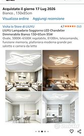 lampadario led nuovo