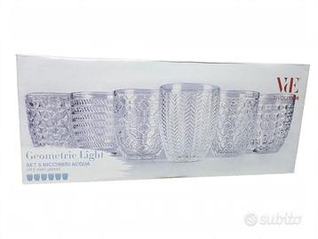 Set 6 bicchieri VdE Tivoli Geometrie light