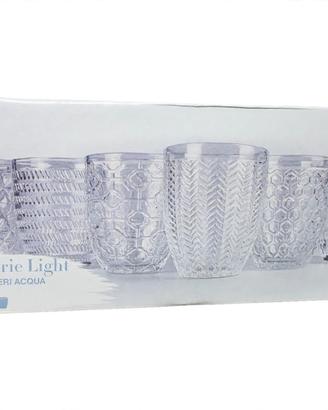 Set 6 bicchieri VdE Tivoli Geometrie light