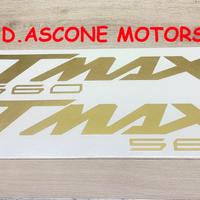 coppia adesivi scudo tmax 560 ORO