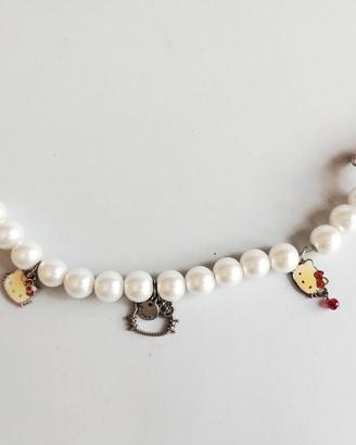 Bracciale vintage Hello Kitty, originale Sanrio. 