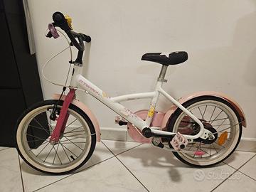 Bici girl da bambina 16" 4-7 anni Btwin