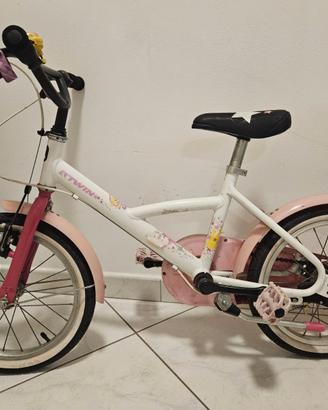 Bici girl da bambina 16" 4-7 anni Btwin