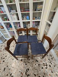 set di 4 sedie
