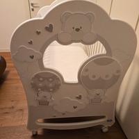 lettino Pali Bonnie legno bianco