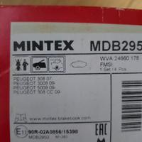 Pastiglie anteriori nuove mintex per Peugeot